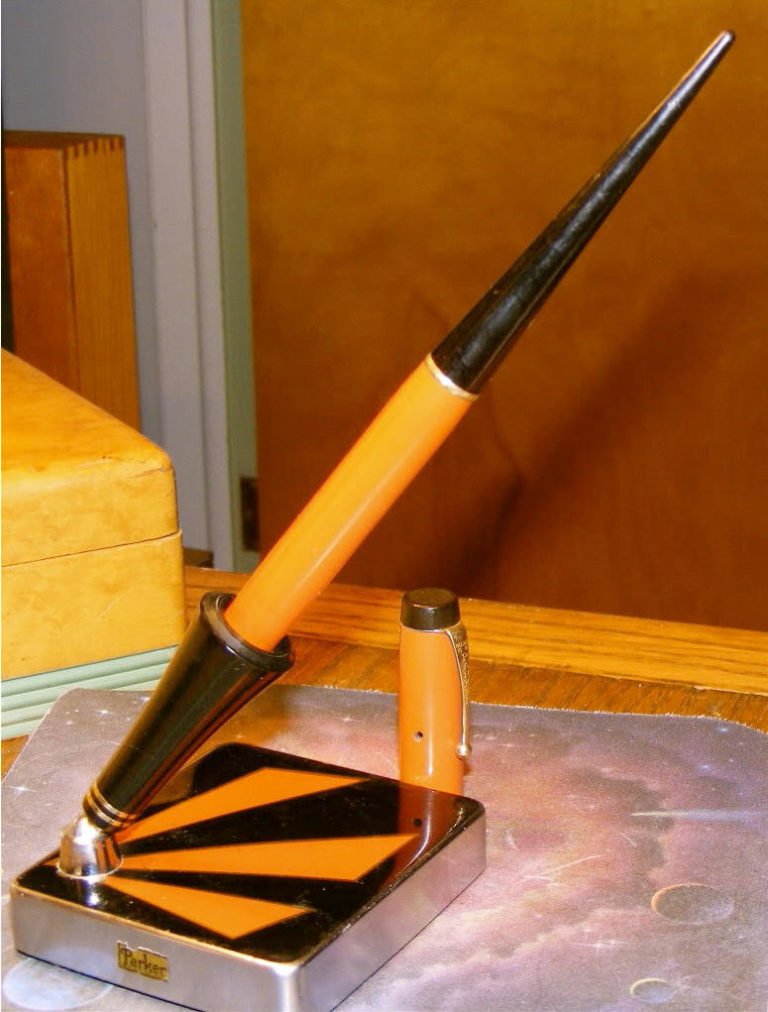 Parker-Duofold_Desk_Set-1930-768x1012